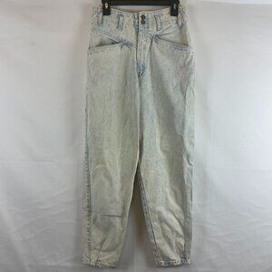 Vintage 80s Rio by Stephen Mardon Mom Jeans 11 Light Acid Wash Blue Tapered Leg